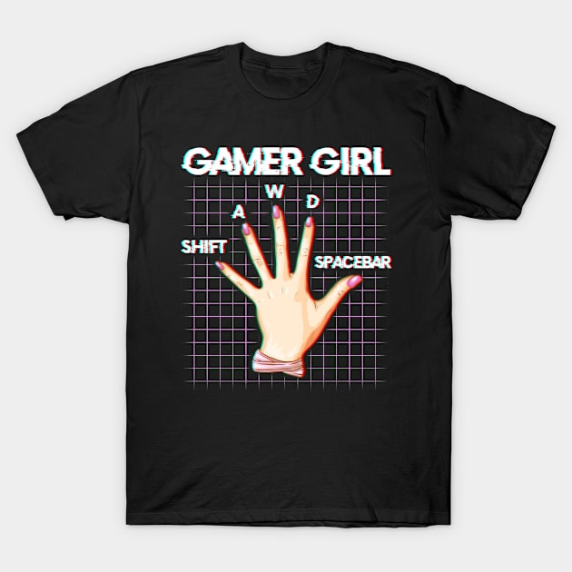 Gamer Girl Funny Video Games Women Gift T-Shirt T-Shirt by Dr_Squirrel